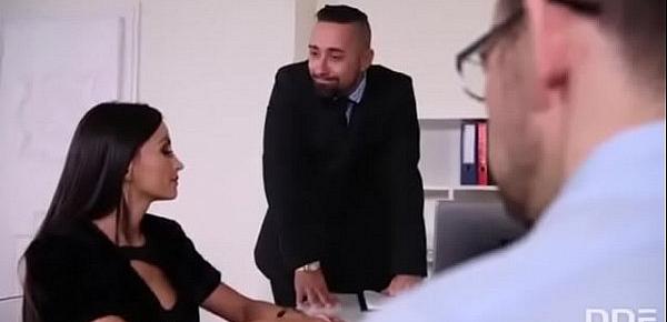  Alyssia Kent gets double penetrated during business meeting